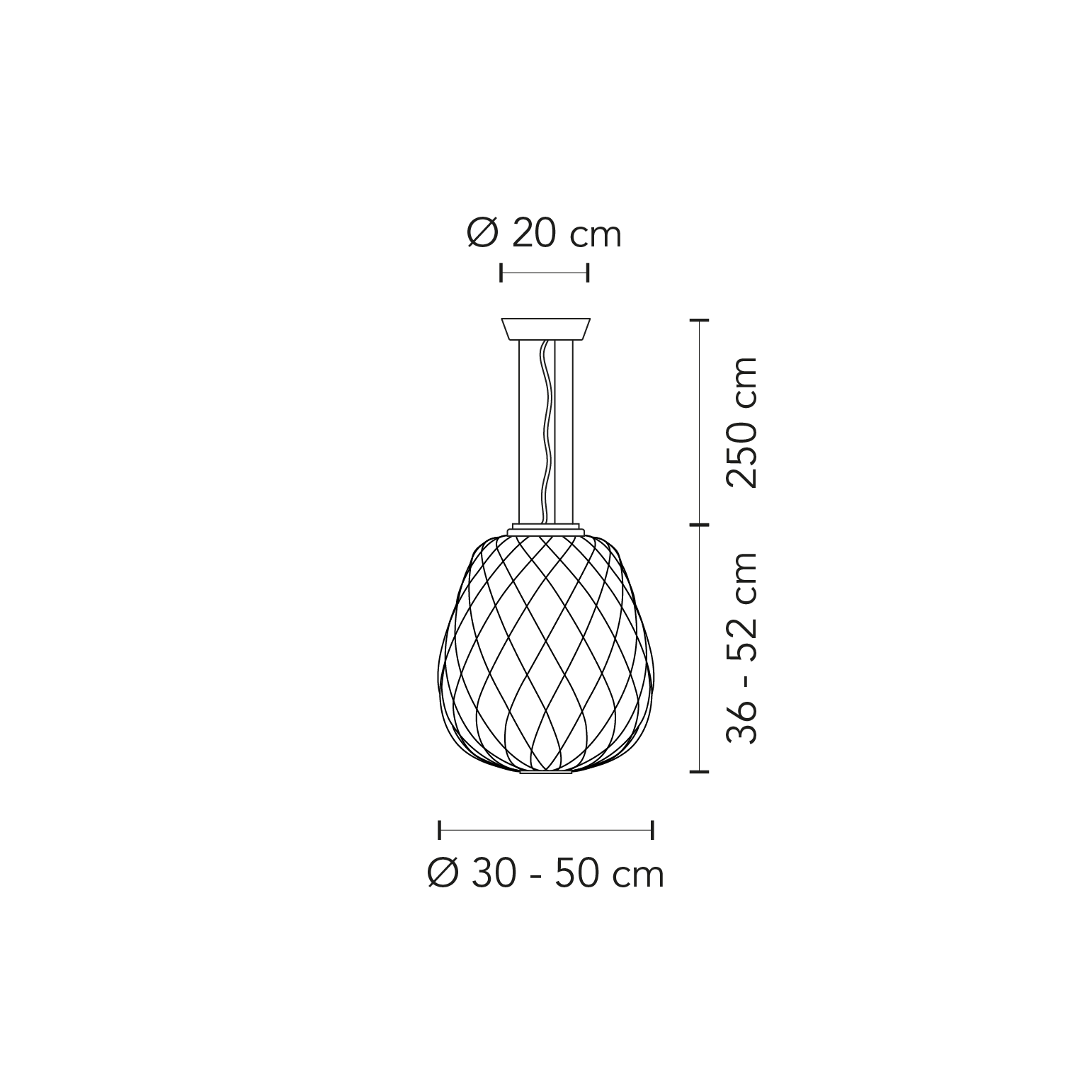 Schema dimensioni e ingombri