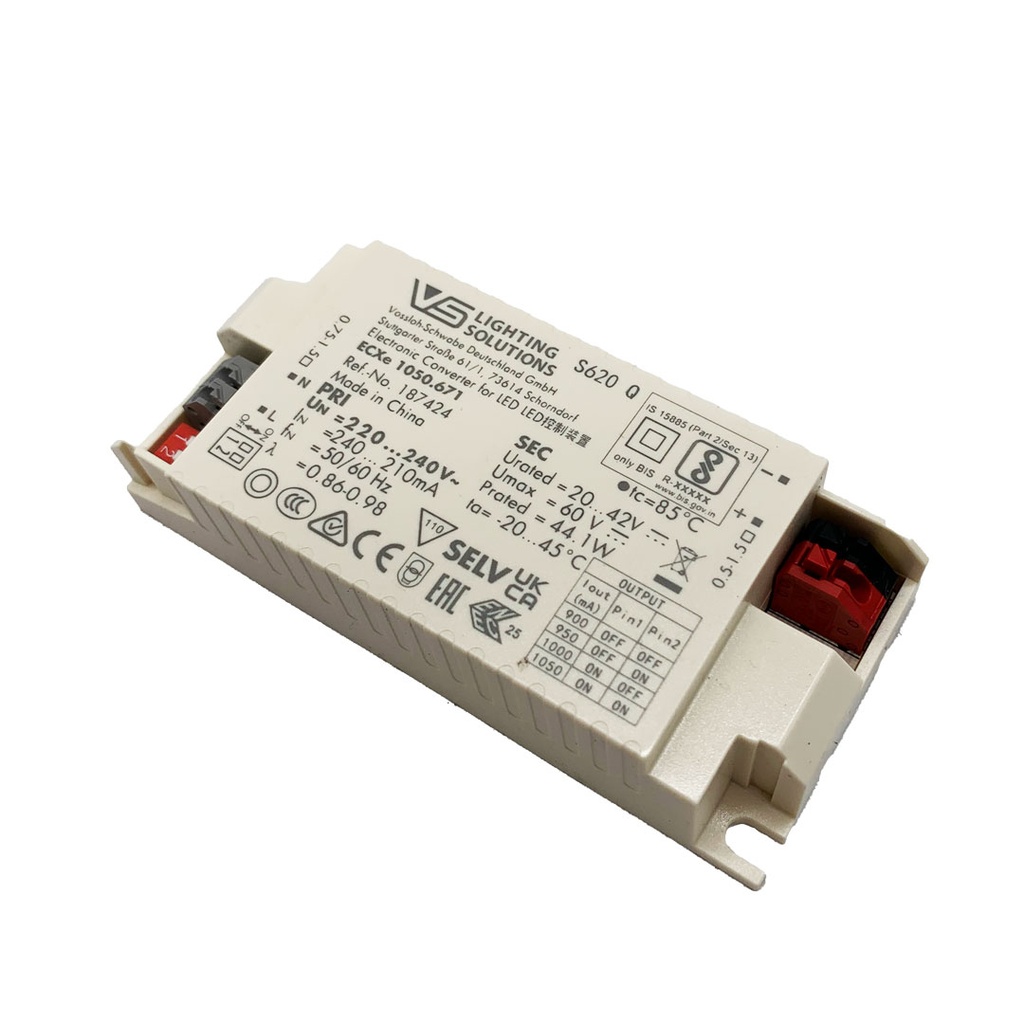 DRIVER LED 900-1050mA 44W VOSSLOH (precedente)