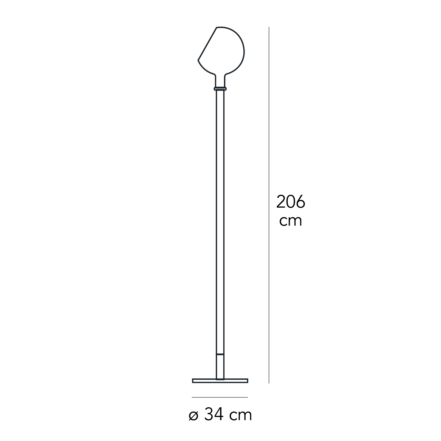 Schema dimensioni e ingombri