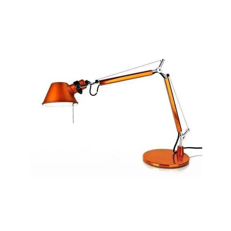 artemide-tolomeo-micro-arancio-anodizzato-con-base-tavolo
