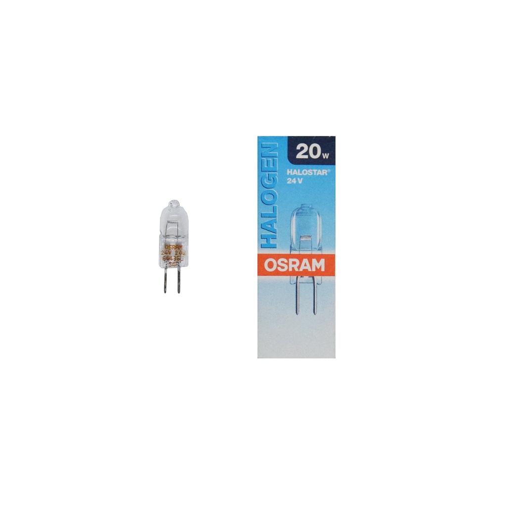LAMPADA ALOGENA BISPINA 20W 24V G4 CLEAR OSRAM