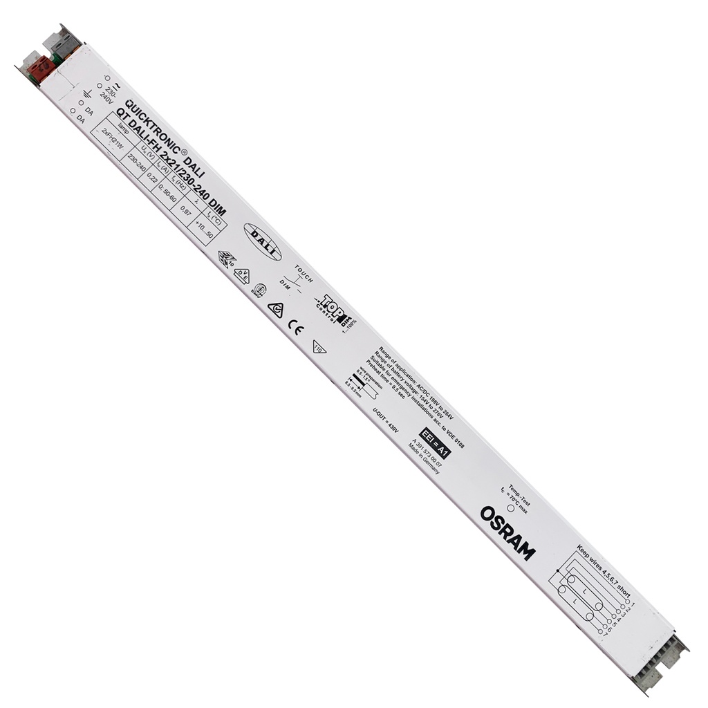BALLAST ELETTRONICO FLUORESCENTE T5 2X21W OSRAM