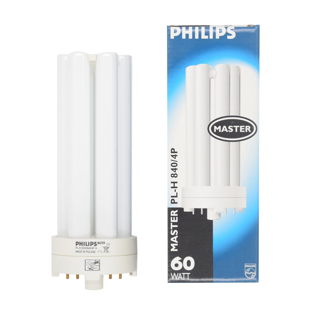 LAMPADA FLUORESCENTE MASTER PL-H 60W/840 2G8 PHILIPS