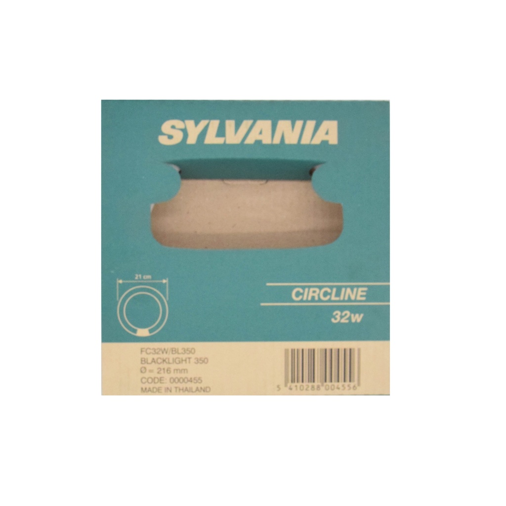 LAMPADA FLUORESCENTE CIRCOLINA T8 32W/BL350 BLACKLIGHT SYLVANIA
