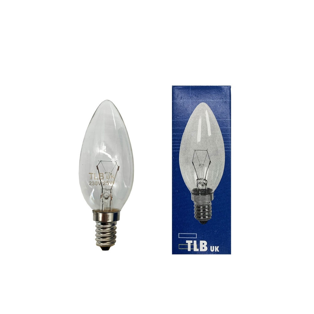 LAMPADA INCANDESCENZA OLIVA 25W E14 CHIARA TLB