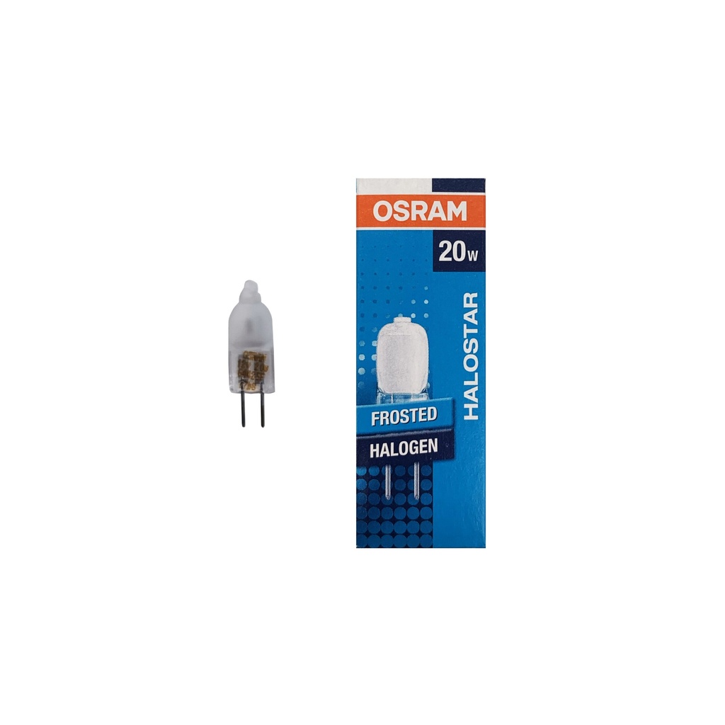 LAMPADA ALOGENA BISPINA 20W 12V G4 FROSTED OSRAM