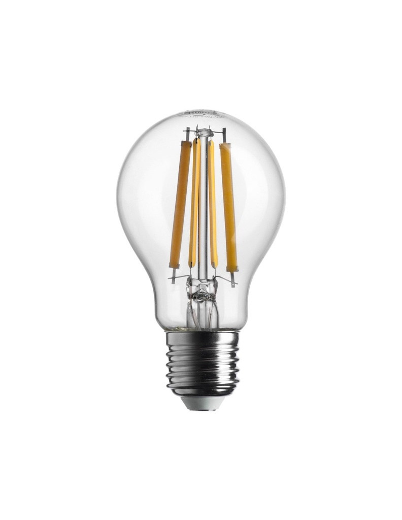 LAMPADA LED FILAMENTO A60 8W 2700K E27 CLEAR AIGOSTAR