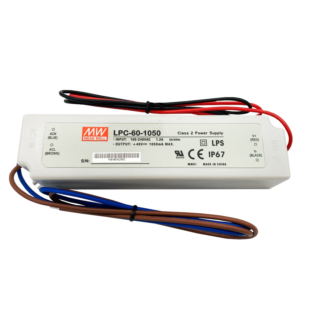 DRIVER ELETTRONICO LED 1050mA 18W IP67 MEAN WELL