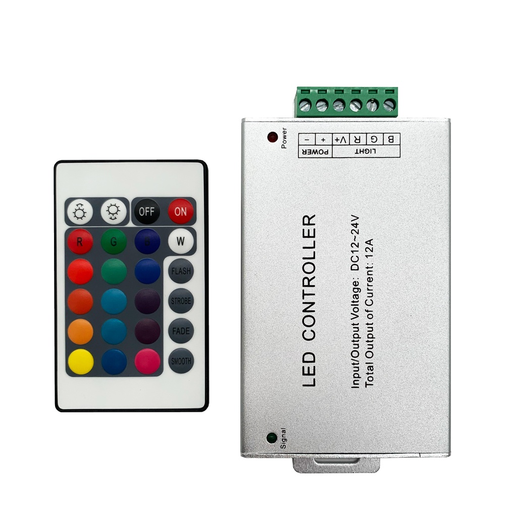 UNITA' DI CONTROLLO RGB LED MAX 144W 24V TLB