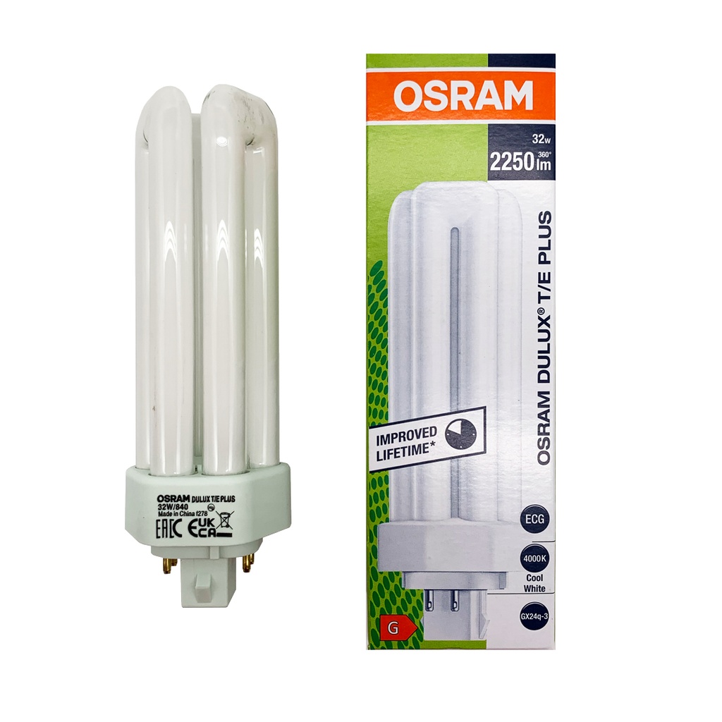LAMPADA FLUORESCENTE DULUX T/E 32W/840 GX24Q-3 OSRAM