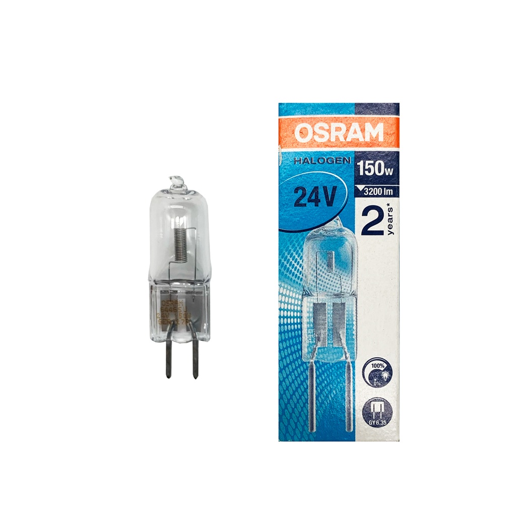 LAMPADA ALOGENA 150W 24V 3000K GY6.35 OSRAM