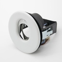faretto incasso basculante per led gu10 230v bianco tlb