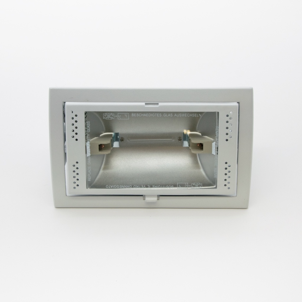 INCASSO RETTANGOLARE BIANCO R7S 118MM TLB