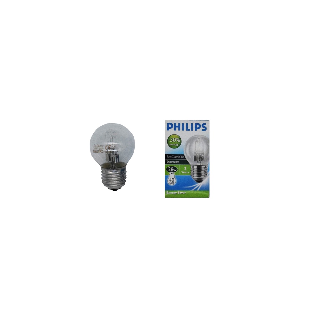 LAMPADA ALOGENA SFERA 28W 230V E27 PHILIPS