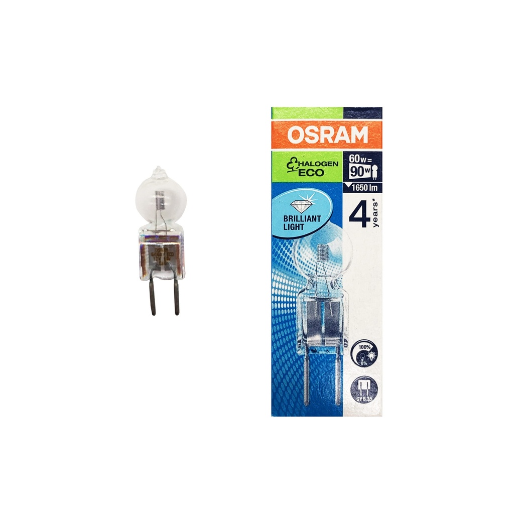 LAMPADA ALOGENA BISPINA 60W 12V GY6.35 CLEAR OSRAM