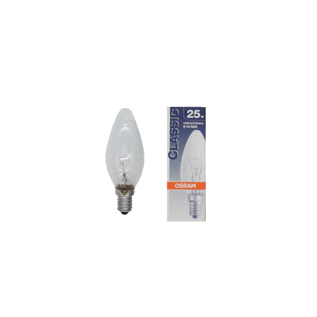 LAMPADA INCANDESCENZA OLIVA 25W E14 OSRAM