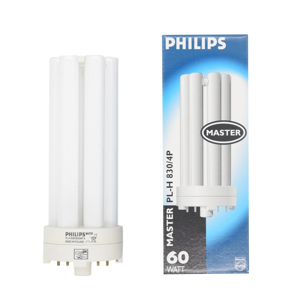 LAMPADA FLUORESCENTE MASTER PL-H 60W/830 2G8 PHILIPS