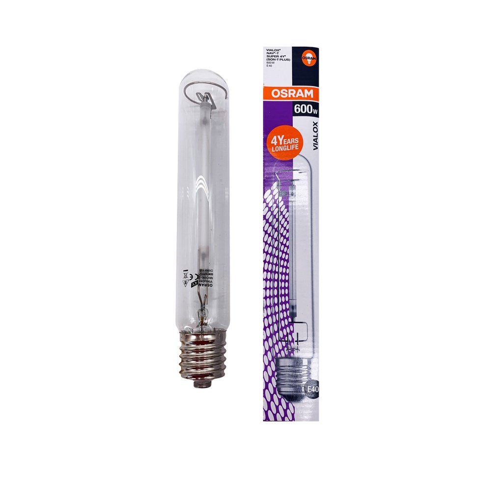 Lampada al sodio vialox nav t 4y 600w e40 osram