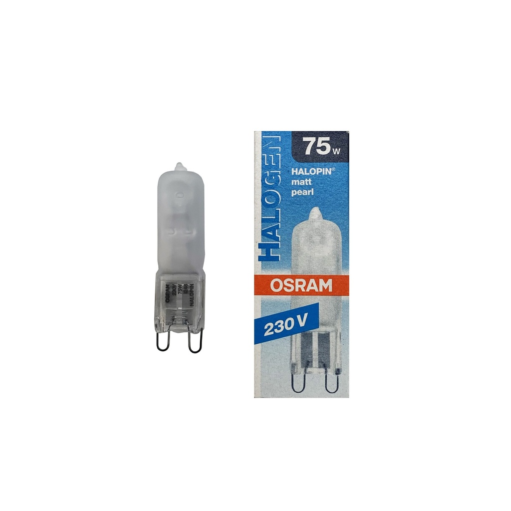 LAMPADA ALOGENA HALOPIN 75W 230V G9 FROSTED OSRAM
