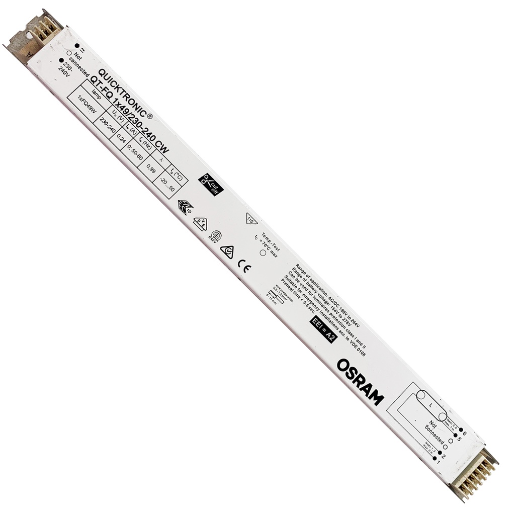 BALLAST ELETTRONICO FLUORESCENTE T5 49W OSRAM