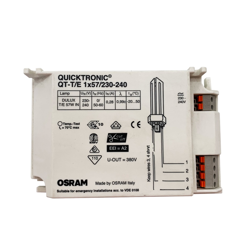BALLAST ELETTRONICO FLUORESCENTE TE 57W OSRAM