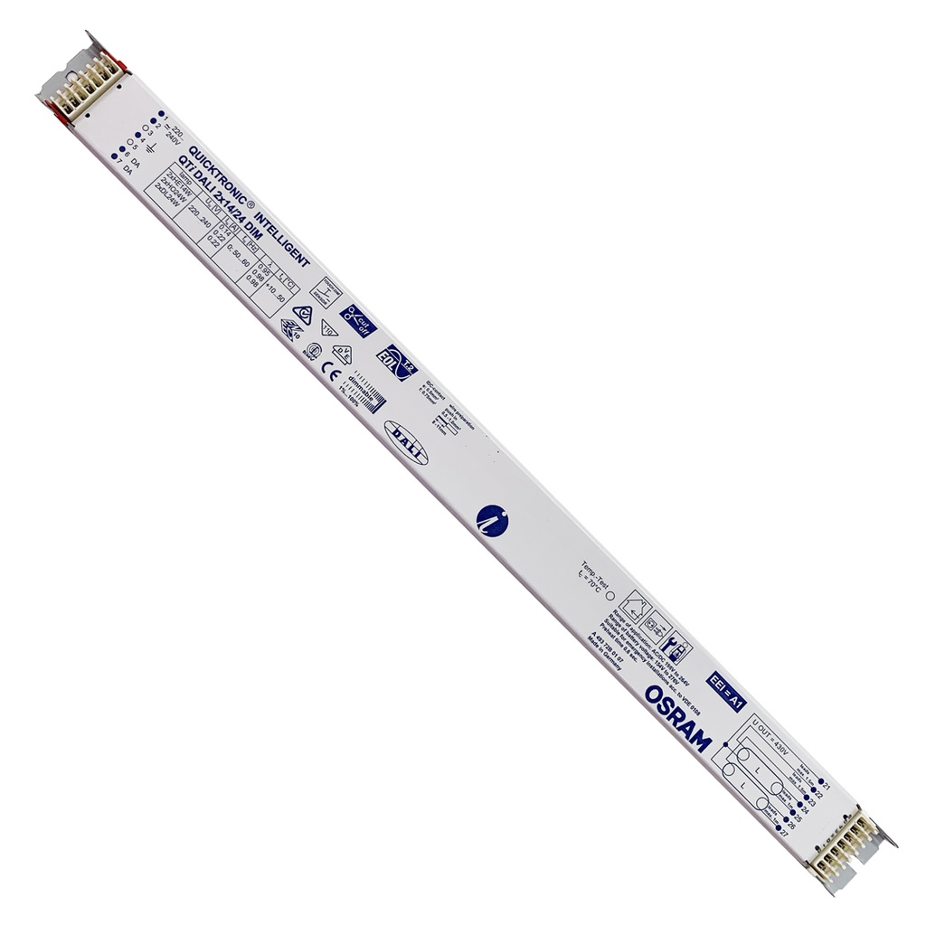 BALLAST ELETTRONICO FLUORESCENTE T5 2X14/24W DL 24W DALI OSRAM