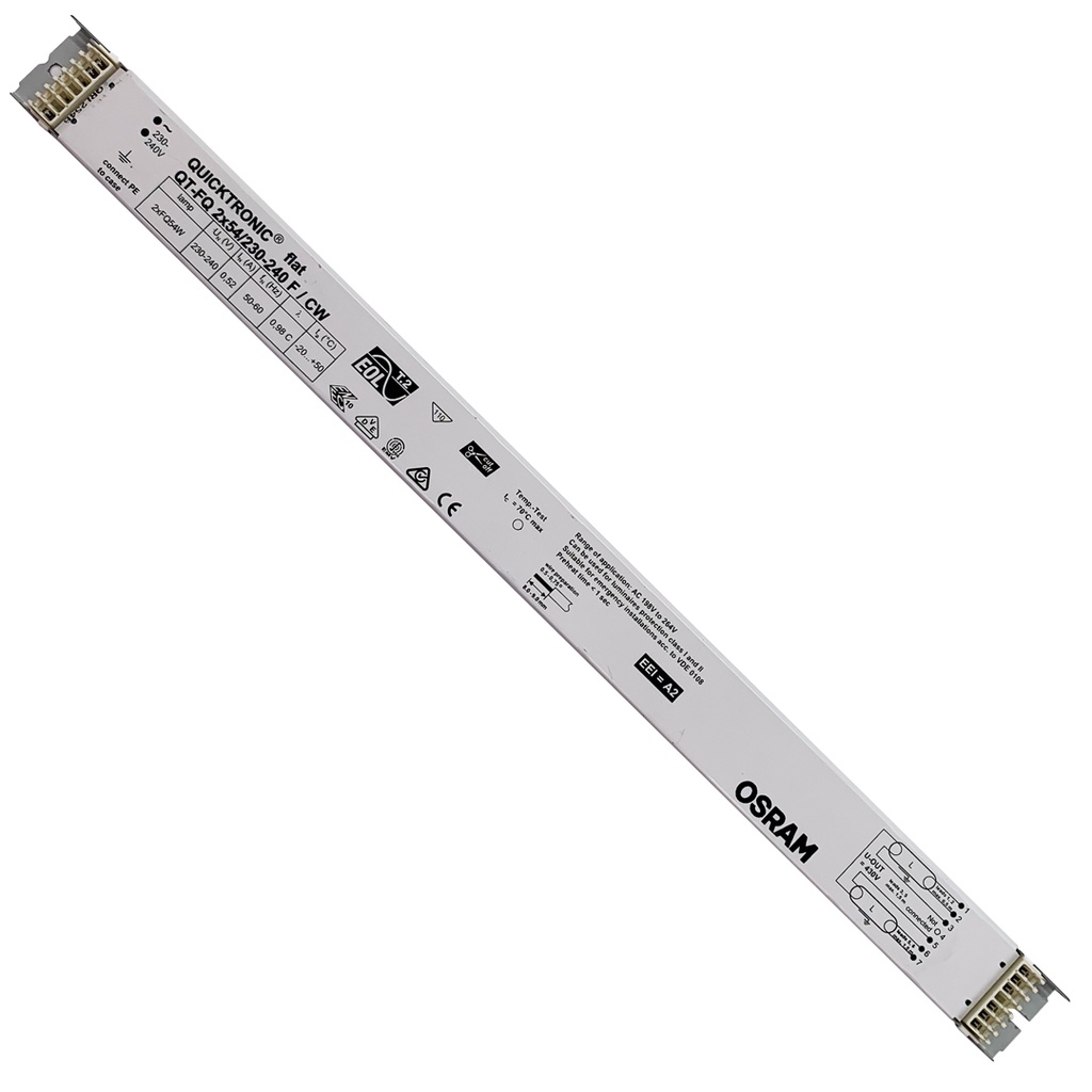 BALLAST ELETTRONICO FLUORESCENTE T5 2X54W OSRAM