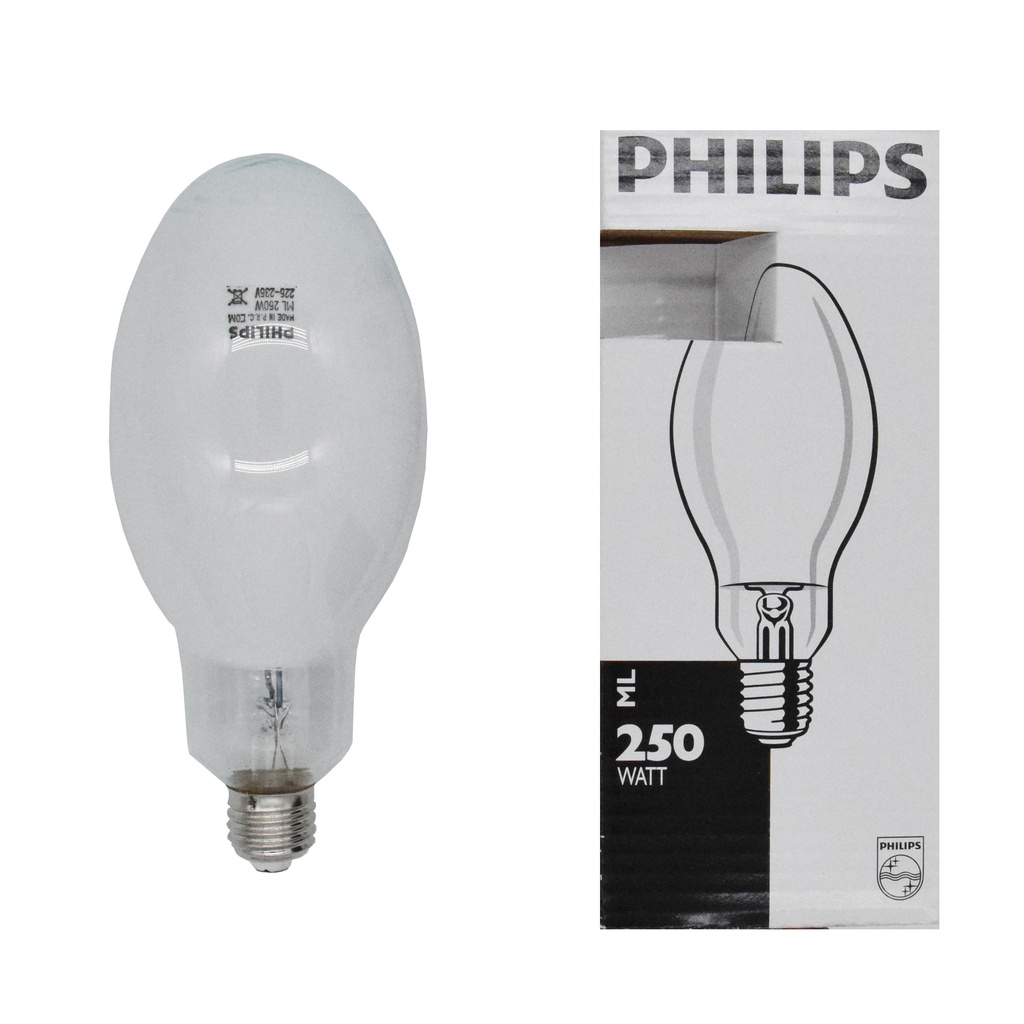 Lampada vapori mercurio 250W E27 Philips
