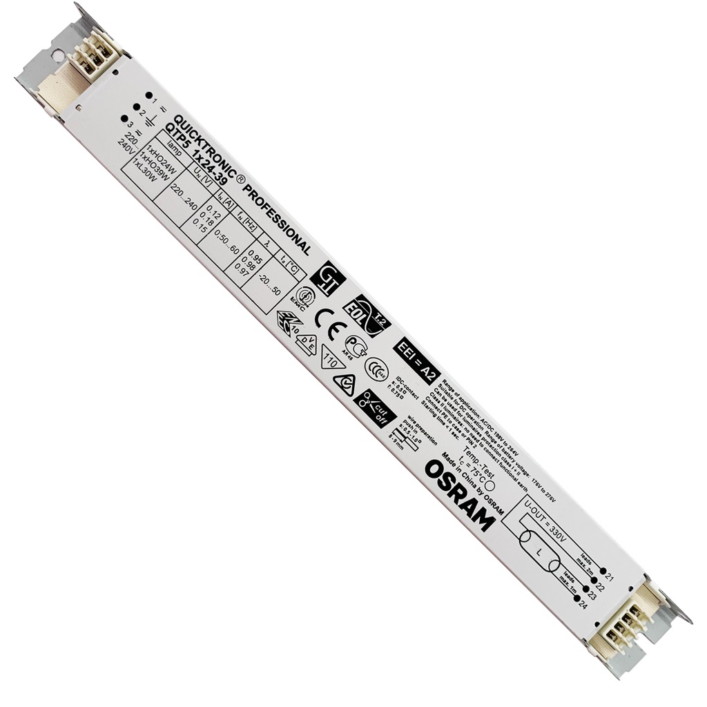 BALLAST ELETTRONICO FLUORESCENTE T5 24/39W T8 30W OSRAM