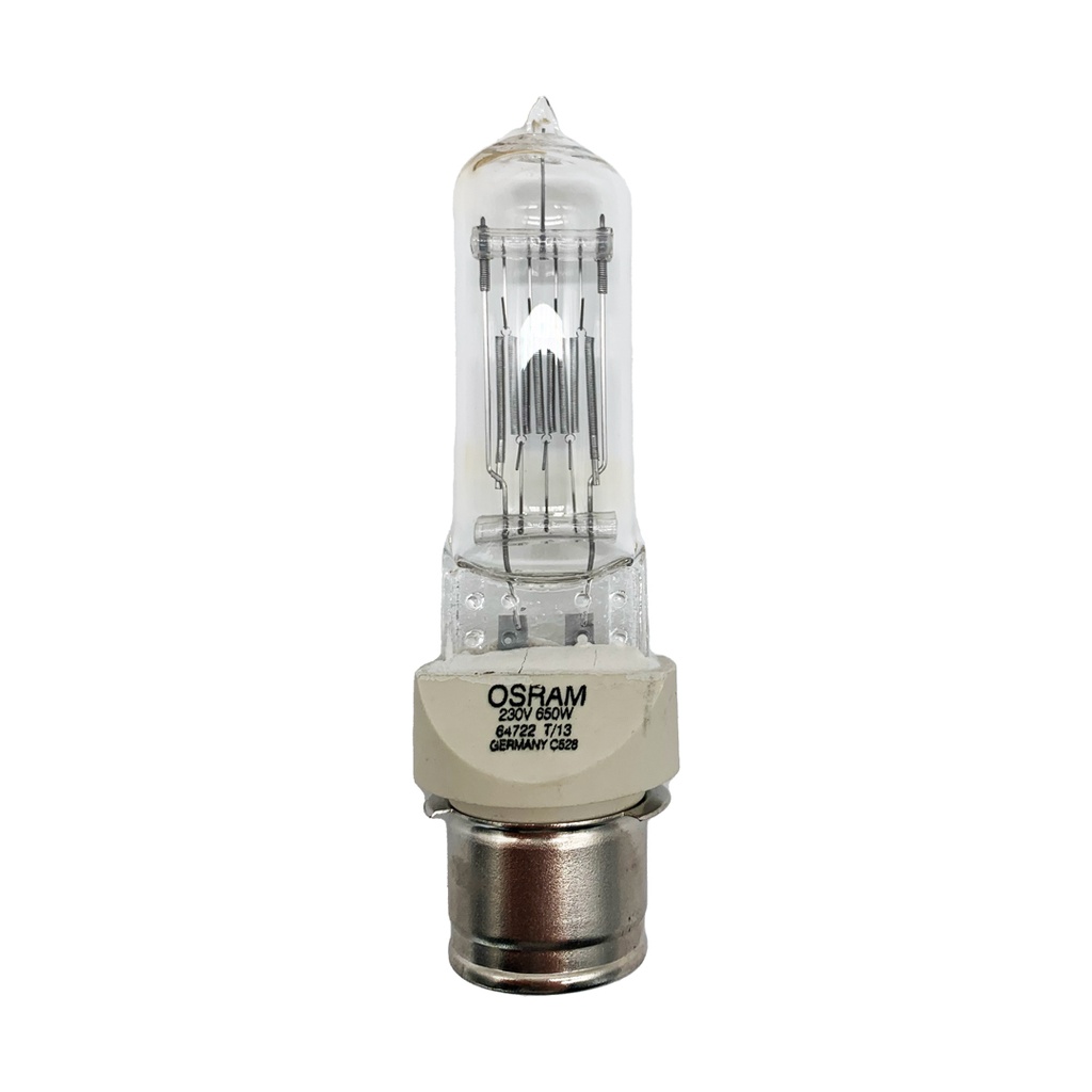 LAMPADA DISPLAY OPTIC  650W 230V 3000K P28S OSRAM