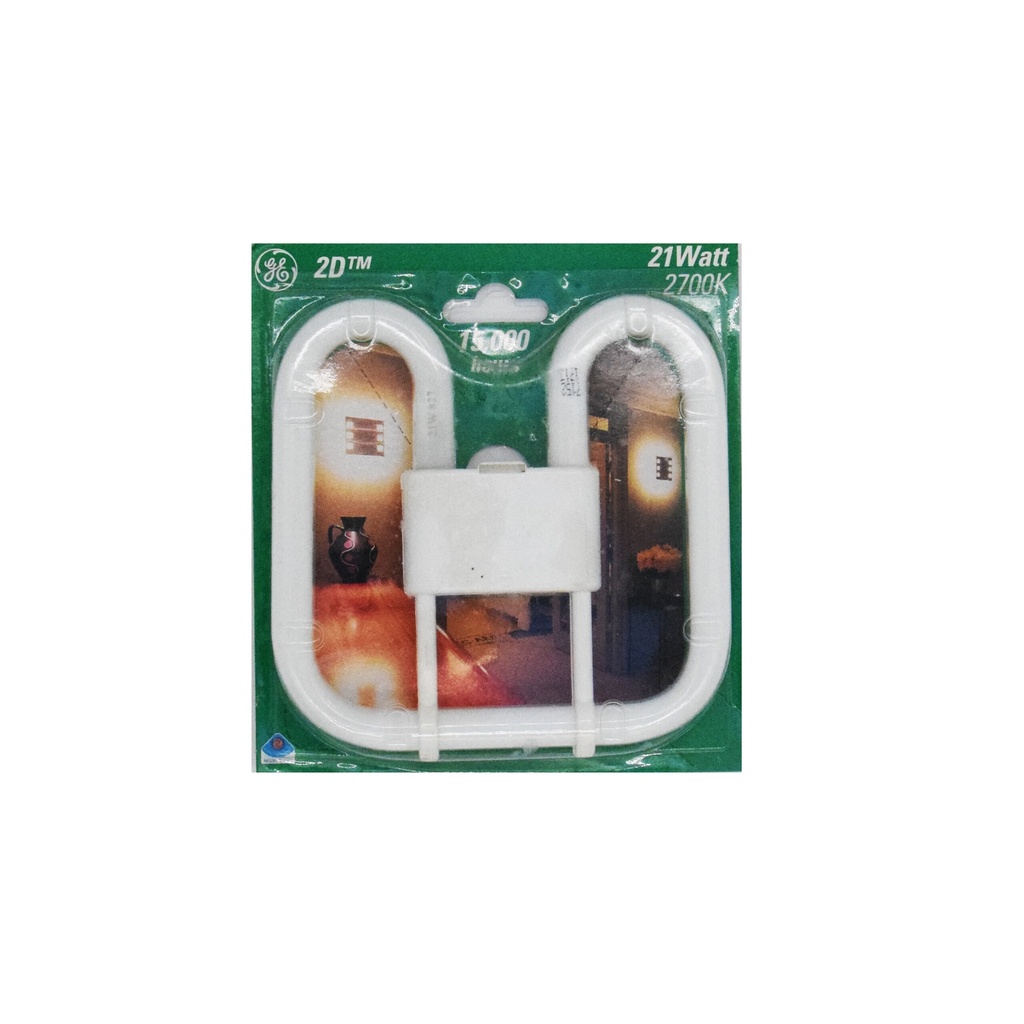 LAMPADA FLUORESCENTE 2D 21W 2700K 4PIN GE