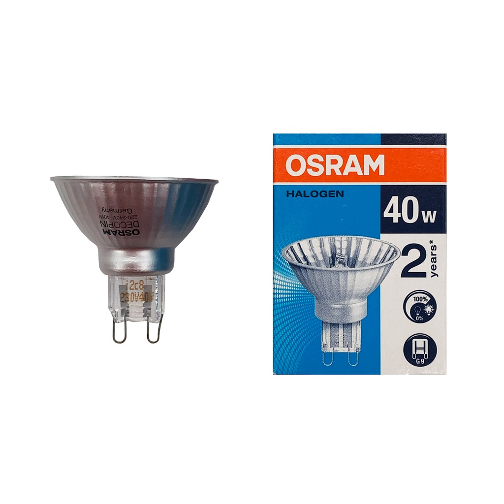 LAMPADA ALOGENA DICRO 40W 220V G9 40° OSRAM