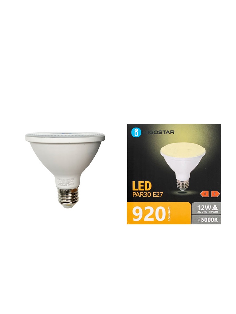 LAMPADA LED PAR30 12W 3000K E27 AIGOSTAR
