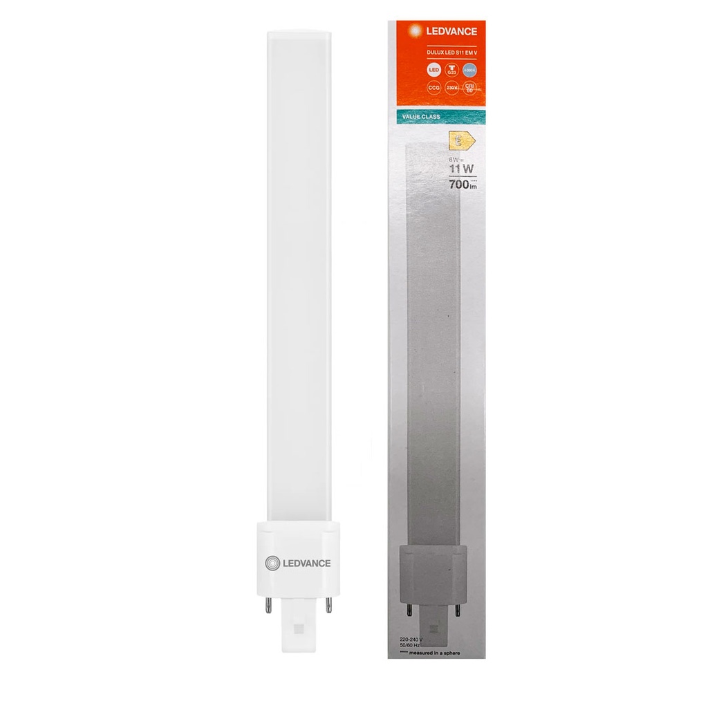 LAMPADA LED DULUX S 6W (11W) 840 G23 LEDVANCE