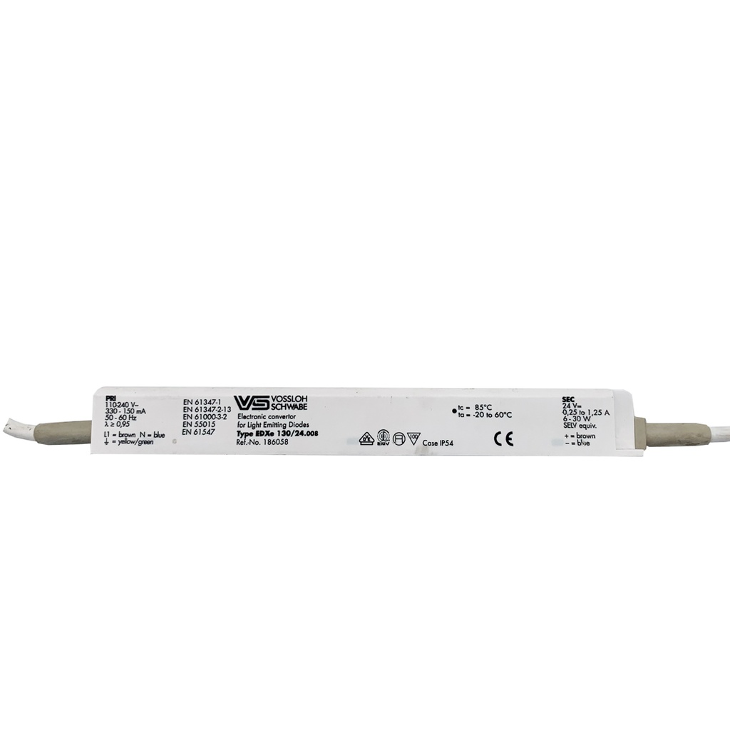 DRIVER ELETTRONICO LED DC 24V 30W IP54 VOSSLOH
