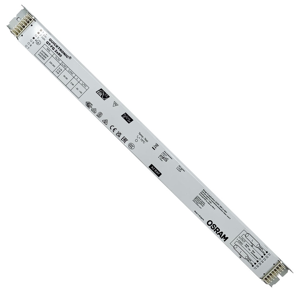 BALLAST ELETTRONICO FLUORESCENTE T5 2X55/80W OSRAM