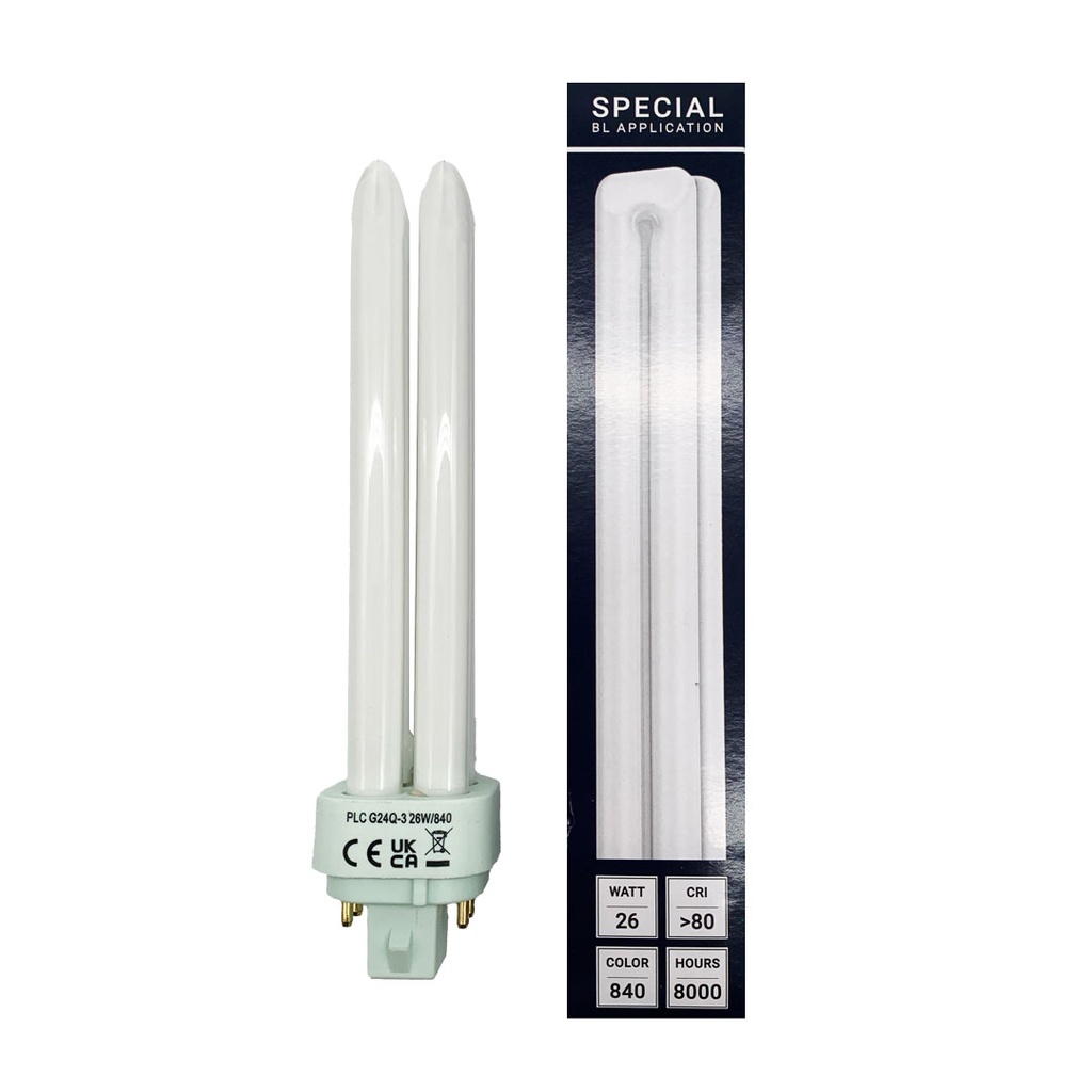 LAMPADA FLUORESCENTE DULUX D/E 26W/840 G24Q-3 SPL