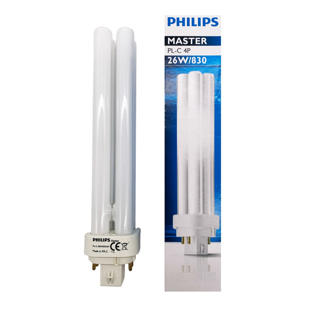 LAMPADA FLUORESCENTE MASTER PL-C 26W/840 G24Q-3 4P PHILIPS