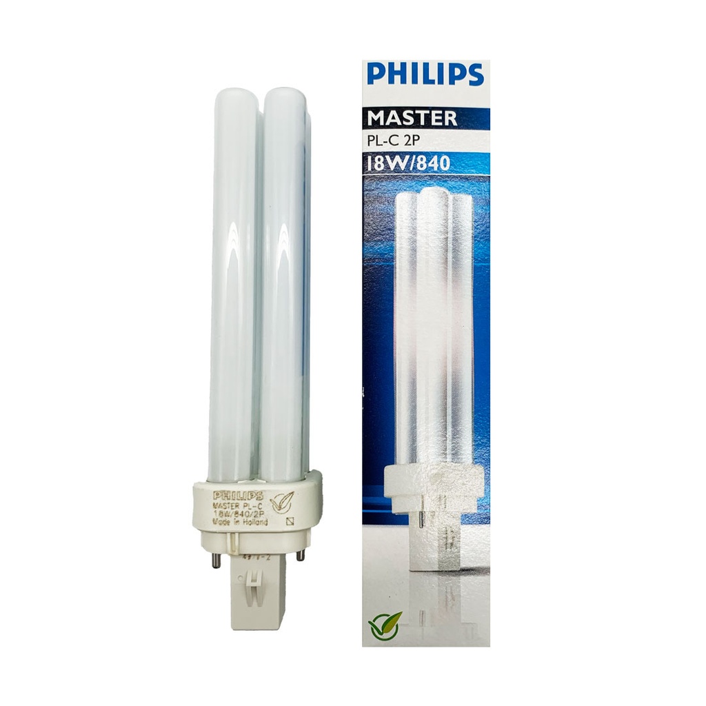 LAMPADA FLUORESCENTE PL-C 18W/840 G24D-2 PHILIPS