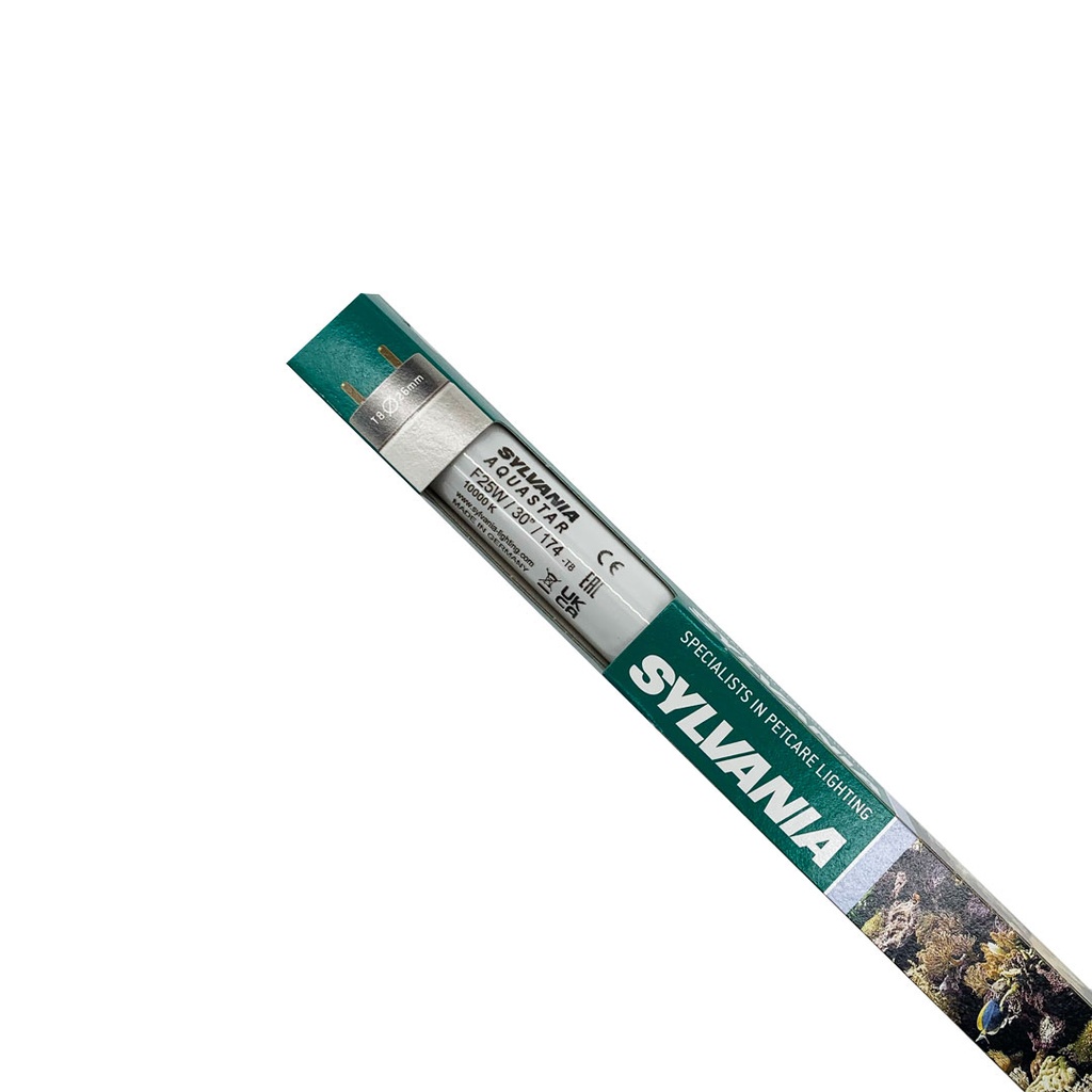 LAMPADA FLUORESCENTE LINEARE T8 25W AQUASTAR SYLVANIA