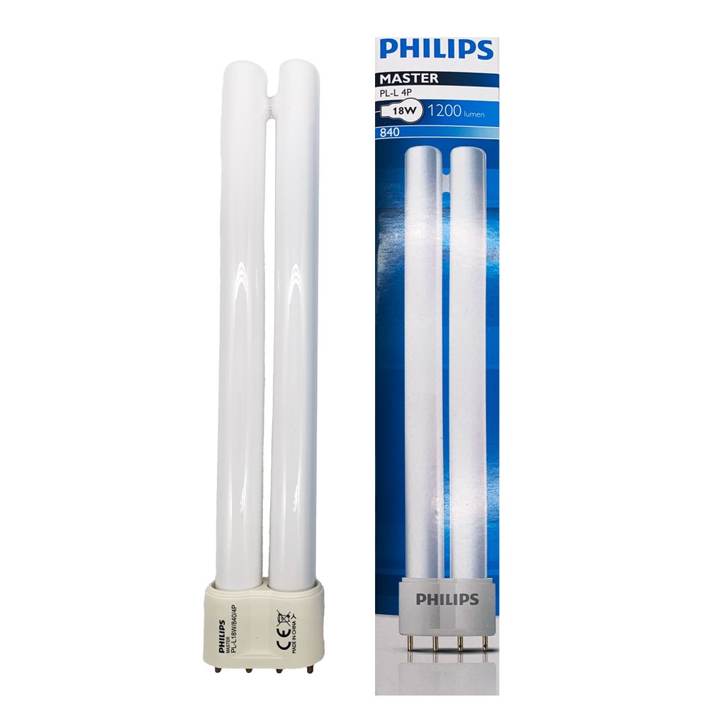 LAMPADA FLUORESCENTE PL-L 18W/840 2G11 PHILIPS