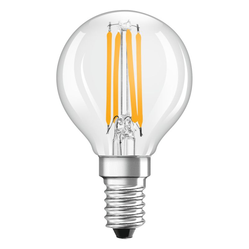 LAMPADA LED FIL SFERA 4W 2700K E14 TLB