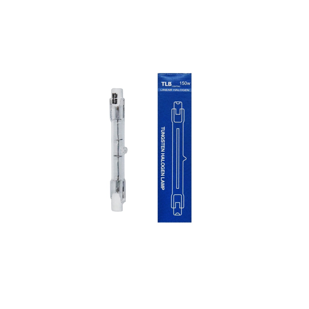 LAMPADA ALOGENA LINEARE 150W 230V R7S 80MM PAT