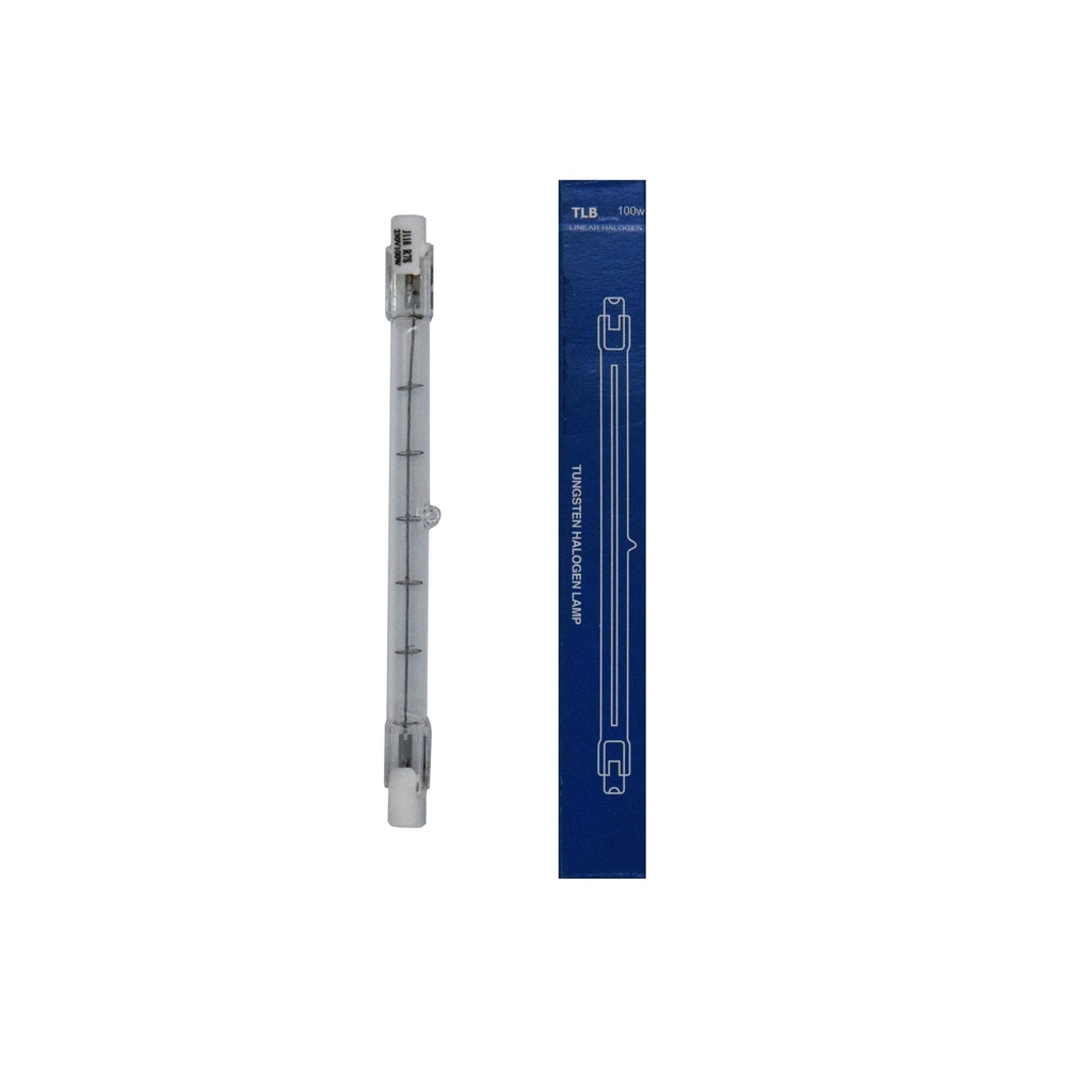 LINEAR HALOGEN LAMP 100W 230V R7S 120MM TLB