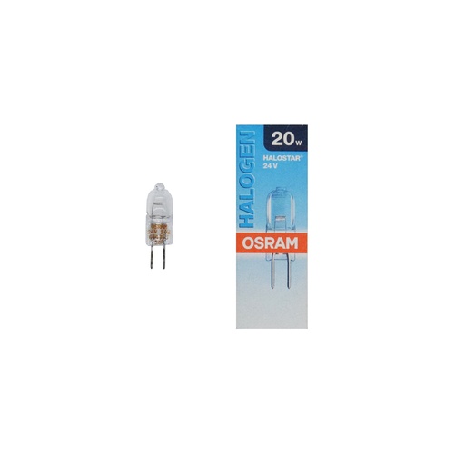 LAMPADA ALOGENA BISPINA 20W 24V G4 CLEAR OSRAM