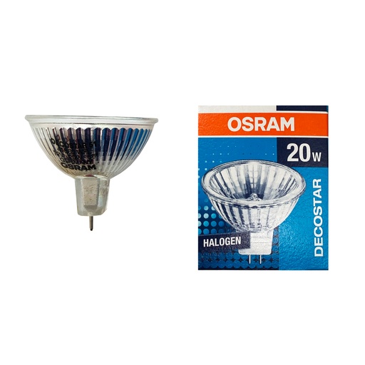 LAMPADA ALOGENA MR16 20W 12V GU5.3 36° OSRAM