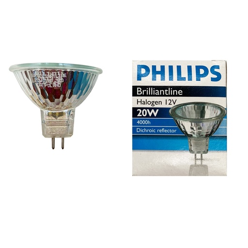 LAMPADA ALOGENA DICRO 20W 12V GU5.3 36° REFLECTOR PHILIPS
