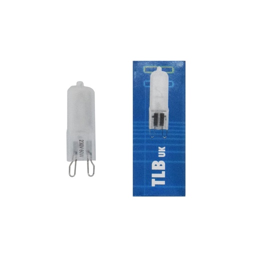 LAMPADA ALOGENA BISPINA 60W 230V G9 FROSTED TLB