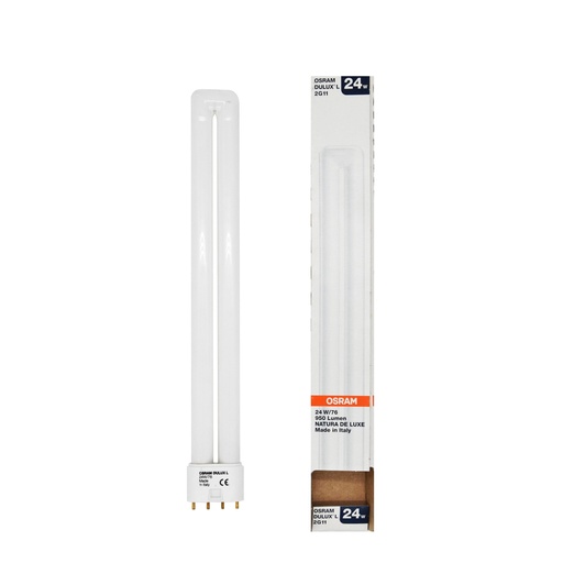 LAMPADA FLUORESCENTE DULUX L 24W/760 2G11 OSRAM
