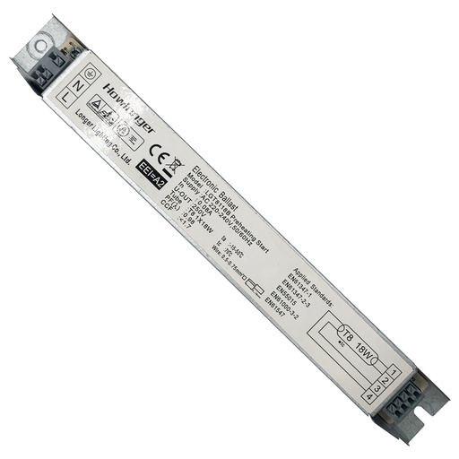 BALLAST ELETTRONICO FLUORESCENTE T8 18W TLB